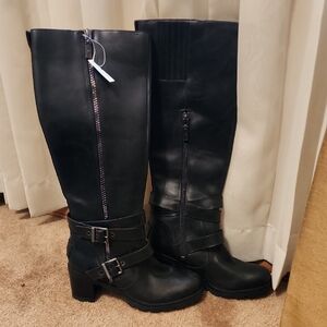 UGG Lana Leather Tall Boots